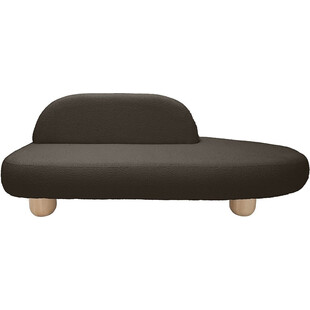 Sofa designerska Object047 NG Design | Brązowa, Tkanina Boucle