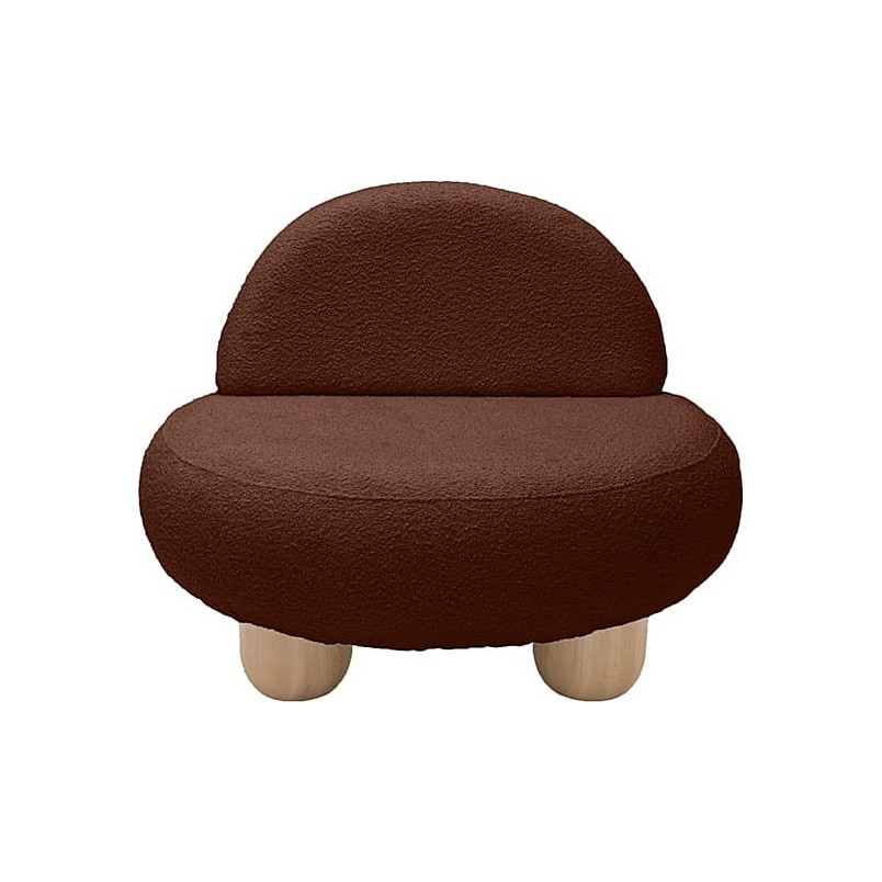 Fotel designerski Object048 - Czerwony Boucle | NG Design