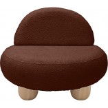 Fotel designerski Object048 - Czerwony Boucle | NG Design
