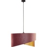 Stylowa i elegancka Lampa wisząca z abażurem Tercino 50cm różowo-złota TK Lighting do salonu i sypialni