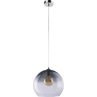 Elegancka Lampa wisząca szklana kula Santino 30cm grafitowa TK Lighting do salonu, sypialni i kuchni