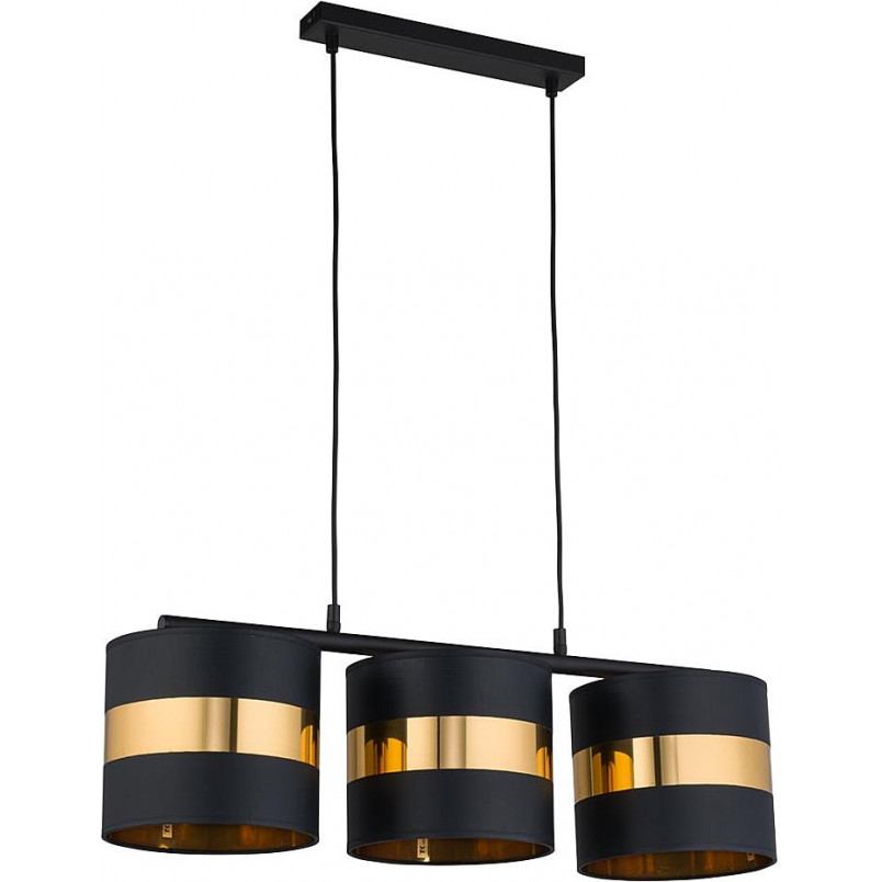 Lampa Wisząca Glamour Paris | Czarno-Złota | TK Lighting