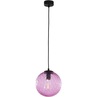 Lampy dekoracyjne Lampa wisząca szklana kula Cadix 21cm różowa TK Lighting do salonu i sypialni