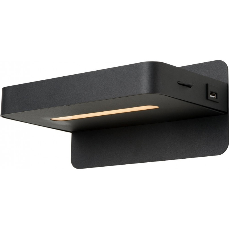 Kinkiet skandynawski Atkin LED czarny | Lucide