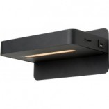 Kinkiet skandynawski Atkin LED czarny | Lucide