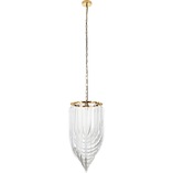 Lampa Wisząca Glamour Wave Złota - Step In Design