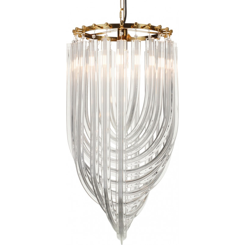 Lampa Wisząca Glamour Wave Złota - Step In Design