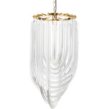 Lampa Wisząca Glamour Wave Złota - Step In Design
