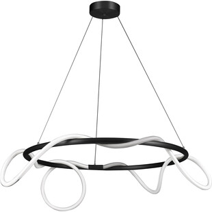 Lampa wisząca nowoczesna Fantasia LED 60cm czarna Step Into Design