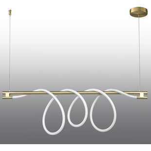 Lampa wisząca podłużna glamour Fantasia Long LED 120cm złota Step Into Design
