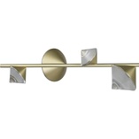 Lampa Wisząca Glamour Cone LED Złota 130cm | Step Design