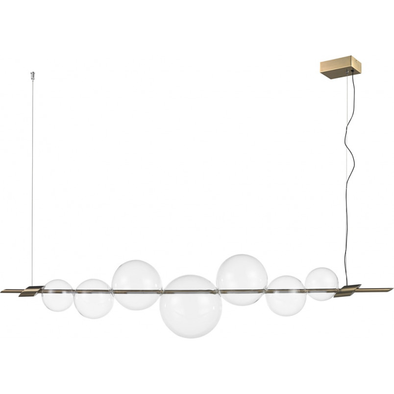 Lampa wisząca Amore: Złote kule, LED | Step Design