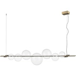 Elegancka Lampa wisząca szklane kule glamour Amore 153cm LED złota Step Into Design do salonu, sypialni i kuchni