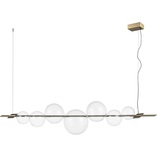 Lampa wisząca Amore: Złote kule, LED | Step Design