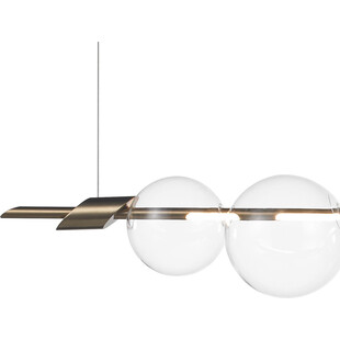 Lampa wisząca Amore: Złote kule, LED | Step Design