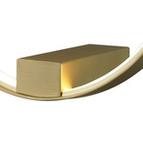Kinkiet Glamour Złoty AciRculo LED - Step Into Design