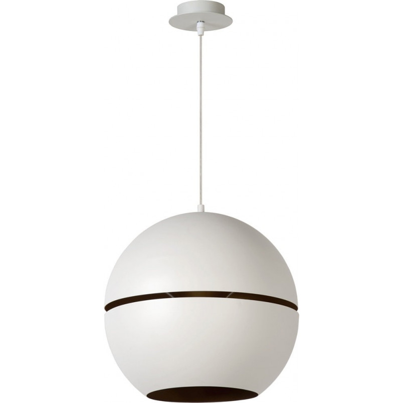 Lampa wisząca kula Binari 35cm biała Lucide | Sklep z lampami