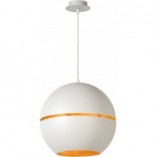 Lampa wisząca kula Binari 35cm biała Lucide | Sklep z lampami