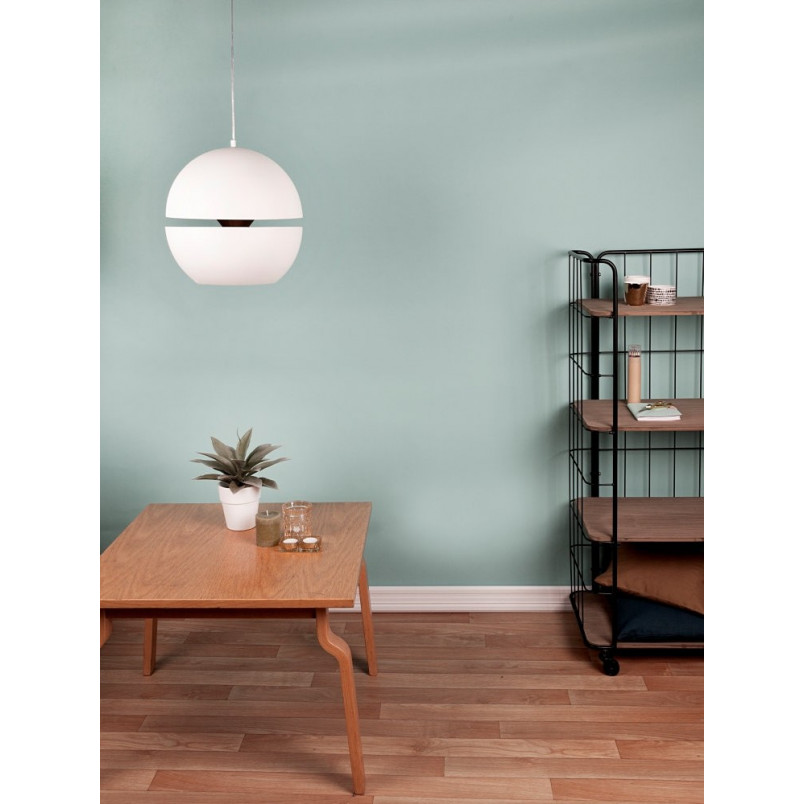 Lampa wisząca kula Binari 35cm biała Lucide | Sklep z lampami