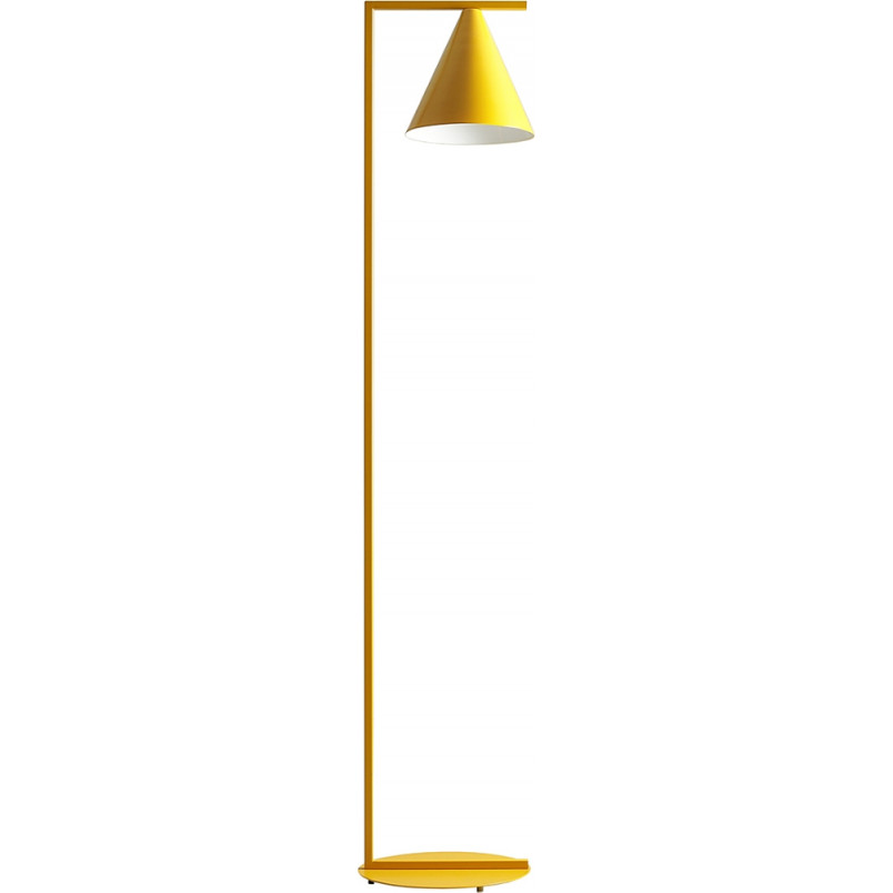 Lampa podłogowa żółta Aldex Form | Retro design