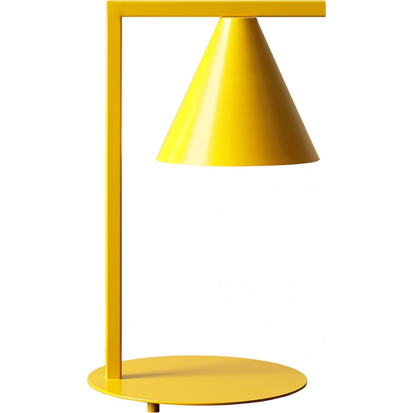 Lampy na biurko | Lampa biurkowa stożek Form mustard Aldex