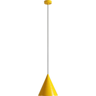 Lampa wisząca stożek Form 24cm mustard Aldex