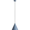 Designerska Lampa wisząca stożek Form 24cm dusty blue Aldex do salonu, sypialni i kuchni | polskie lampy
