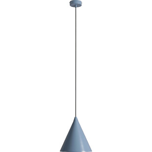Lampa wisząca stożek Form 24cm dusty blue Aldex
