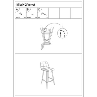 Hoker welurowy Mila Velvet czarny Signal - Komfort i styl
