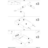 Biurko loft Signal B-005 120cm - Dąb Wotan / Antracyt | Biurka