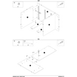 Biurko loft Signal B-005 120cm - Dąb Wotan / Antracyt | Biurka