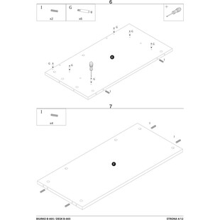 Biurko loft Signal B-005 120cm - Dąb Wotan / Antracyt | Biurka