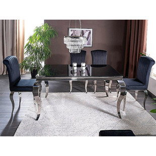 Stół szklany glamour Prince 150x90 Signal - Elegancki design
