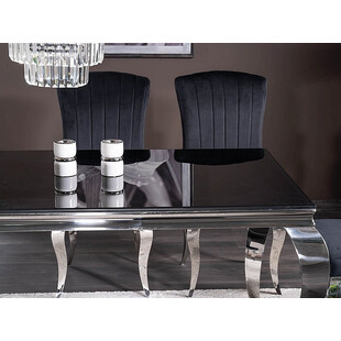 Stół szklany glamour Prince 150x90 Signal - Elegancki design