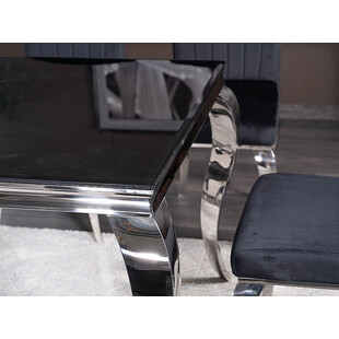 Stół szklany glamour Prince 150x90 Signal - Elegancki design