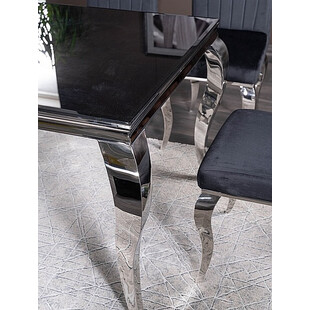 Stół szklany glamour Prince 150x90 Signal - Elegancki design