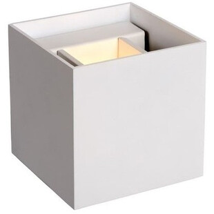 Kinkiet Lucide Xio Square - Biały, LED - Kup Teraz!
