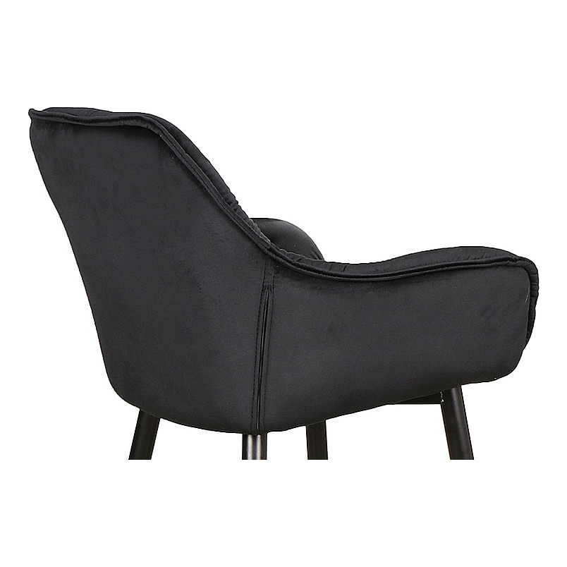 Krzesło barowe welurowe Signal Cherry Velvet - Elegancki design