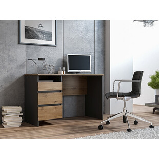 Biurko loft Signal B-005 120cm - Dąb Wotan / Antracyt | Biurka
