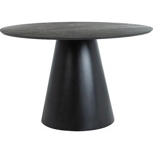 Stół okrągły Angel 120cm szary marmur - Signal | Elegancki design