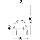 Lampa Wisząca Rattanowa Boho Saparua II 46cm - Decolab24