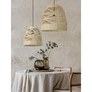 Lampa Wisząca Rattanowa Boho Saparua II 46cm - Decolab24