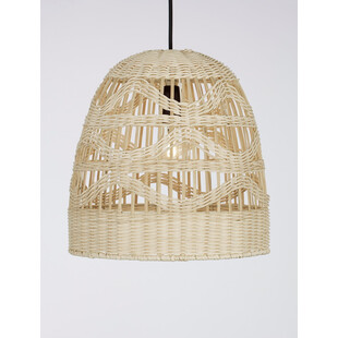 Lampa wisząca rattanowa boho Saparua II 30cm | Decolab24