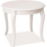 Stolik kawowy okrągły biały Royal 60cm - Signal | Kup teraz!