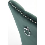 Krzesło Miya Velvet Halmar - Zielone, Pikowane | Sklep mebli