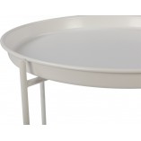 Stolik metalowy Neye 50cm biały Nordifra - Stylowy i funkcjonalny