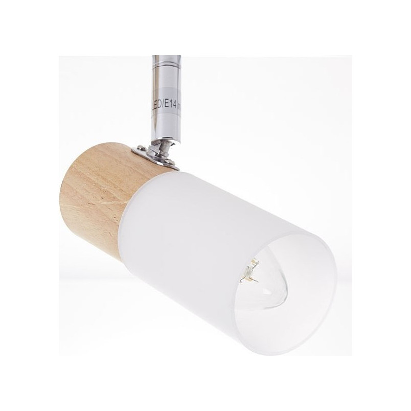 Lampa sufitowa Babsan III | Jasne drewno, 3 źródła światła - Brilliant