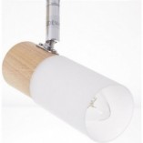 Lampa sufitowa Babsan III | Jasne drewno, 3 źródła światła - Brilliant