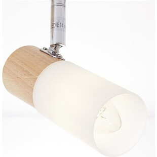 Lampa sufitowa Babsan III | Jasne drewno, 3 źródła światła - Brilliant