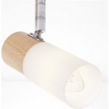 Lampa sufitowa Babsan III | Jasne drewno, 3 źródła światła - Brilliant